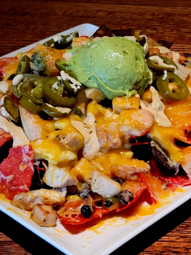 Sweet Corn and Black Bean Nachos