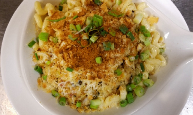 Crab Cake Mac & Cheese