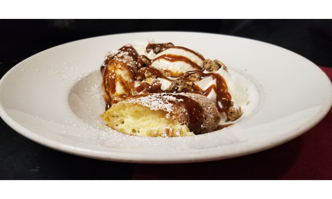 Banana Caramel Fried Cheesecake