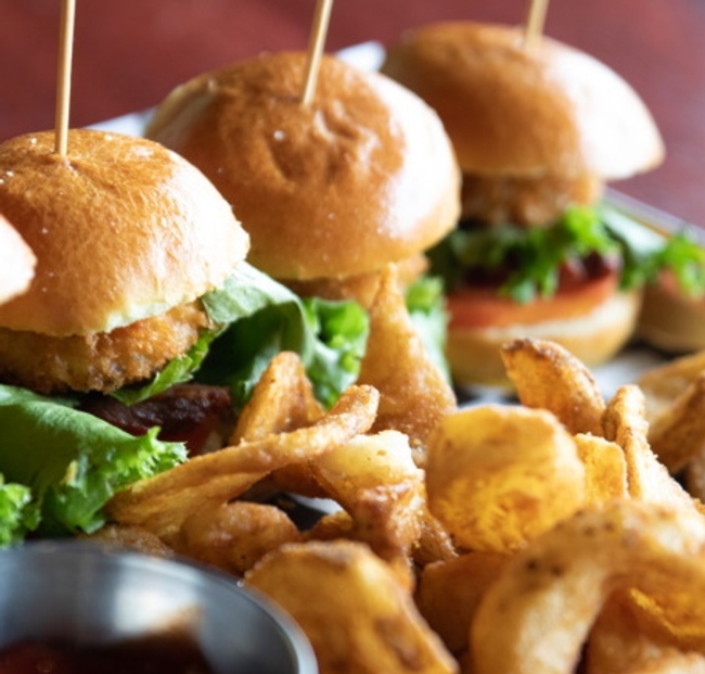 Crab Cake & Bacon Sliders