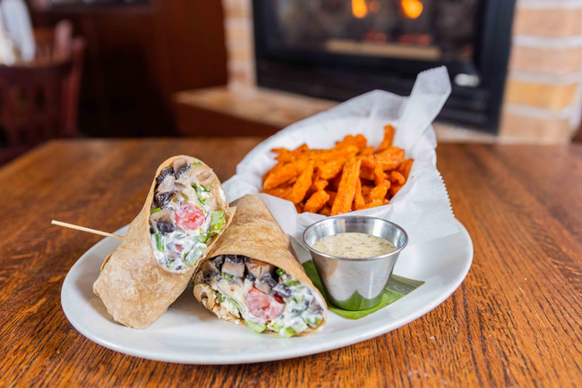 Grilled Vegetable & Hummus Wrap