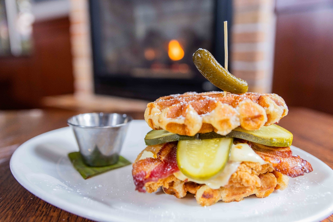 Chicken and Waffle Sandwich