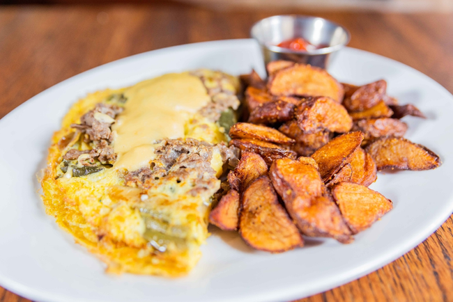 Cheesesteak Omelet