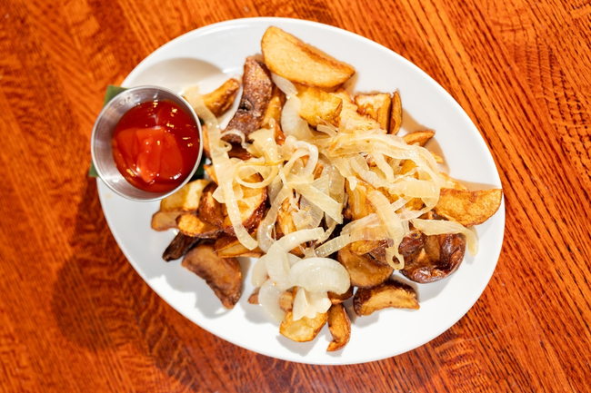 Side of Breakfast Potatoes with Sauteed  Onions