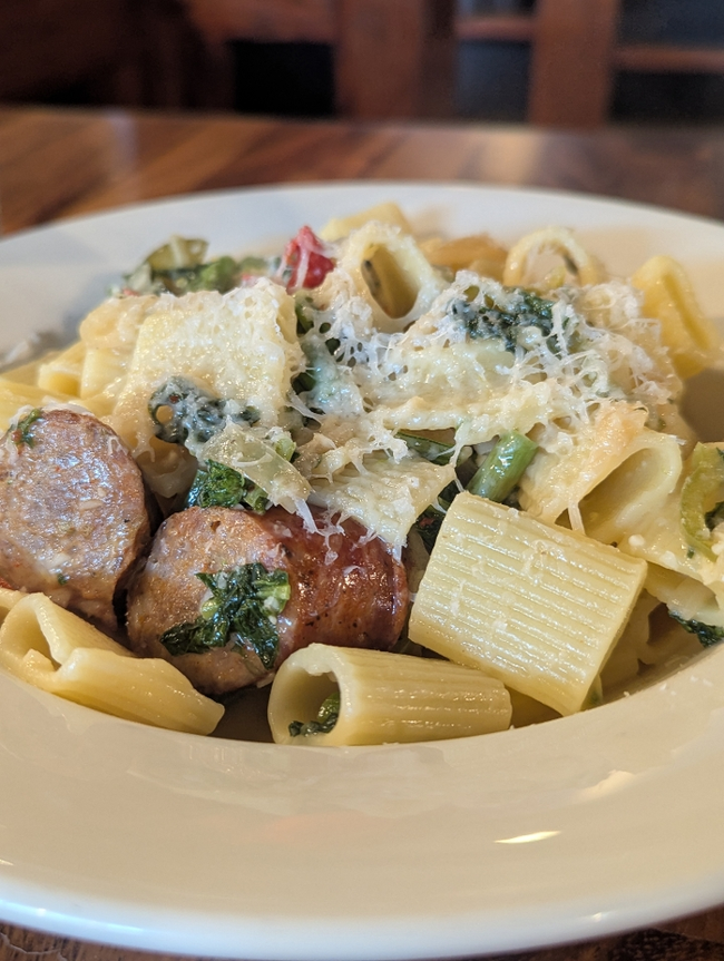 Rigatoni, Hot Sausage & Broccoli Rabe