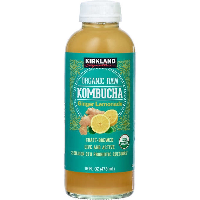 Organic Kombucha (Ginger Lemonade) 16 Fl Oz