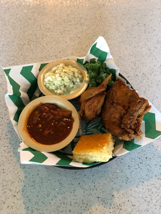 2pc Fried Chicken White