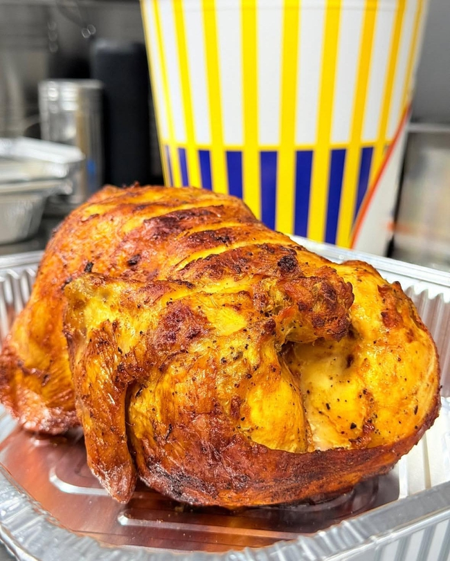 ½ Rotisserie Chicken Combo