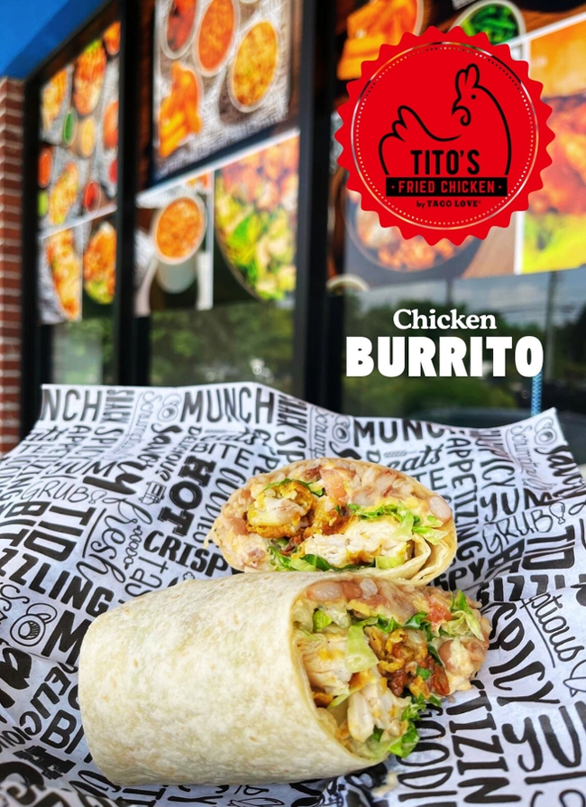 Burrito with Fries