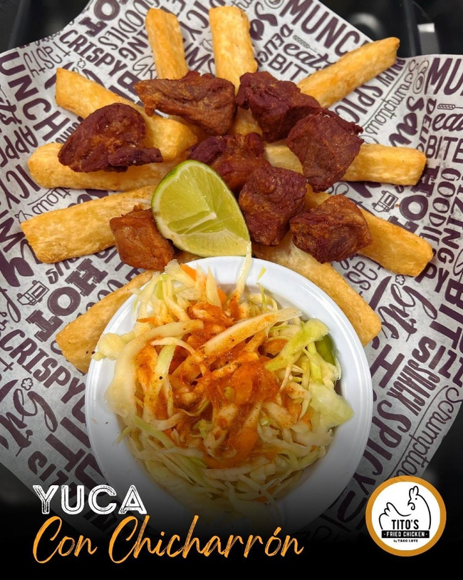 Yuca con Chicharron