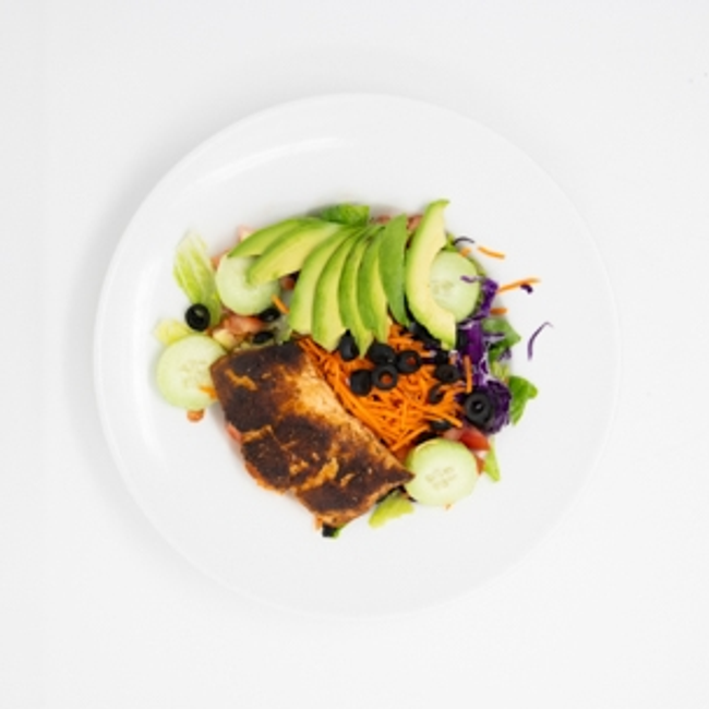 BLACKENED SALMON SALAD