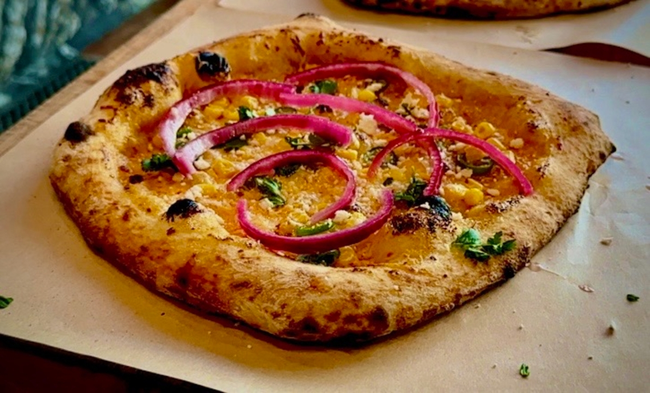 The Spicy Street Corn Pizza