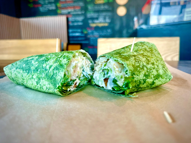 Chicken Caesar Salad Wrap