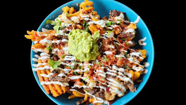 Carne Asada Waffle Fries