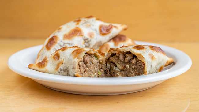 Meal # 3: Beef/ Chorizo Patatas & Cheese/ Ham & Cheese, and Chimichurri sauce