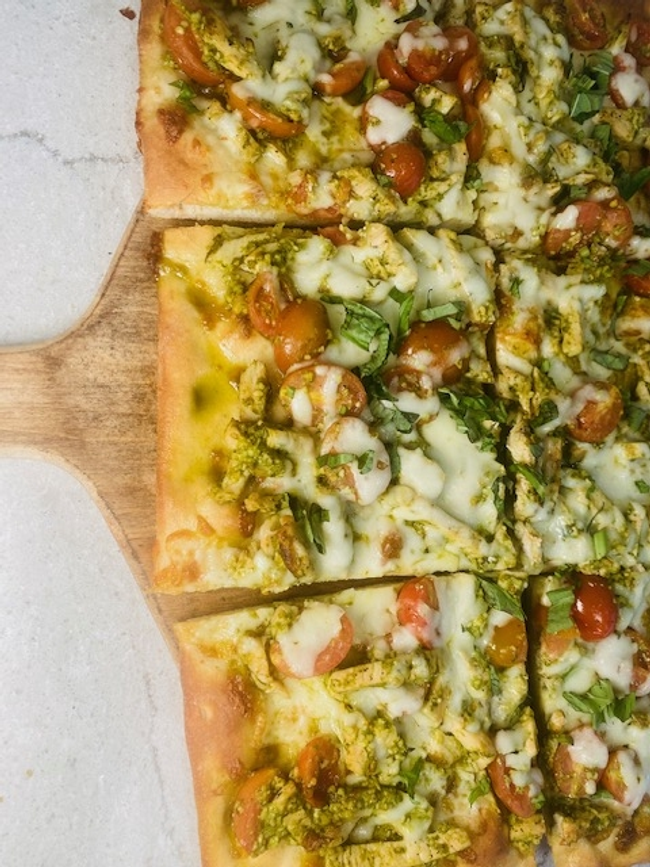 Chicken Pesto Pizza