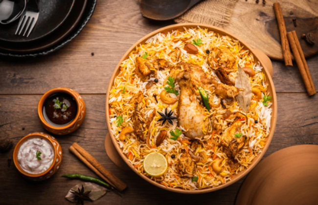 Chicken dum biryani