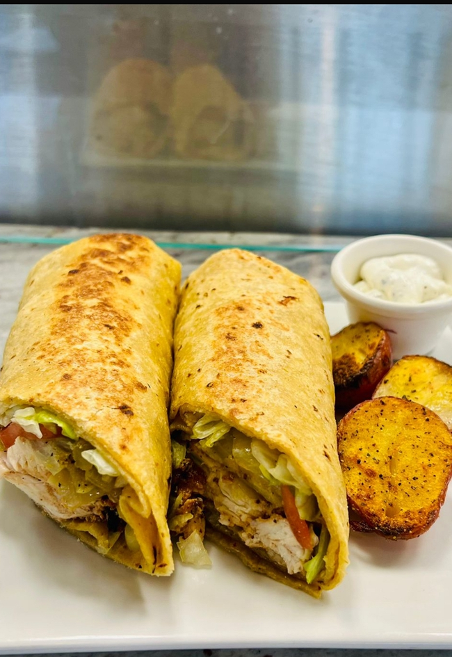 Chicken Kabob Wrap