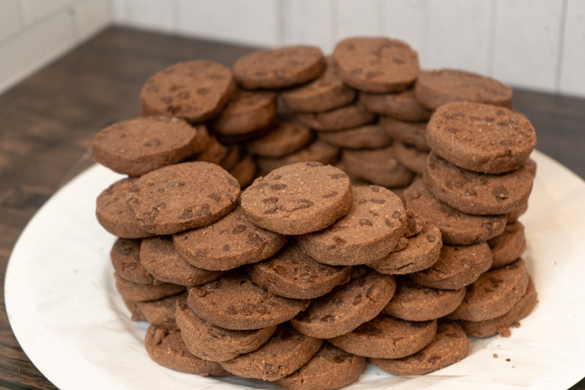 Double Chocolate Shortbread Cookies by the LB Cookies