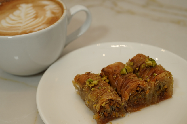 Mini Pistachio Baklava by the LB
