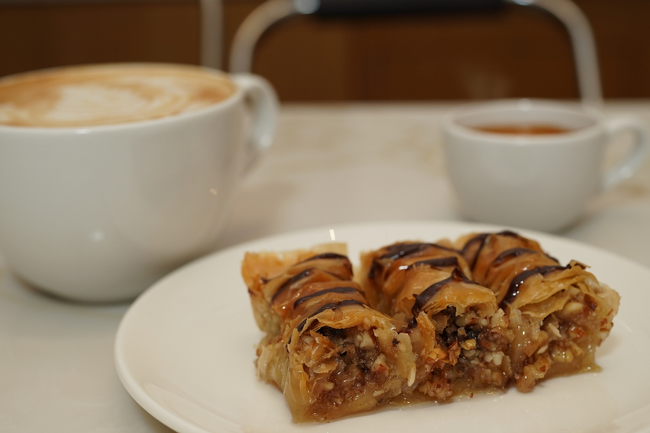 Mini Almond/Chocolate Baklava by the LB