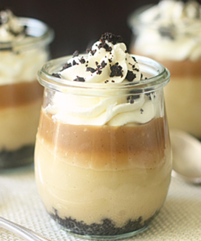 Cousin Abigale's Italian Budino with Salted Caramel