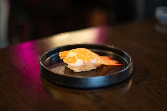 Ebi shrimp Sashimi