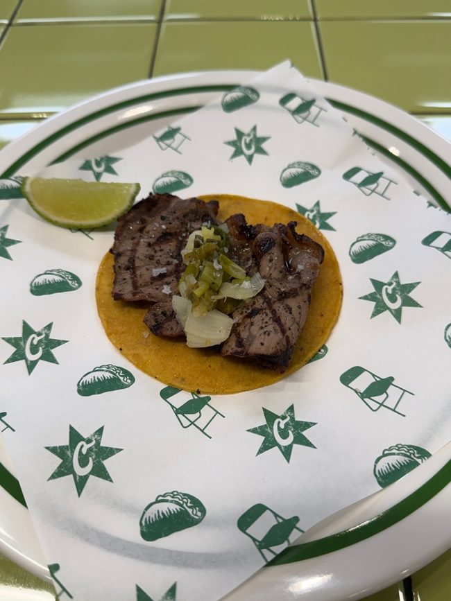 Beef Strip Loin Taco (1 taco per order)