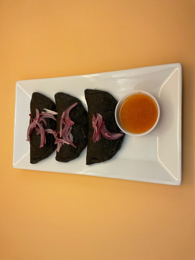 Black Maya empanada