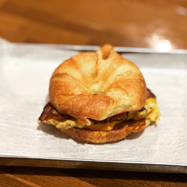 Bacon, Egg, and Cheese Croissant