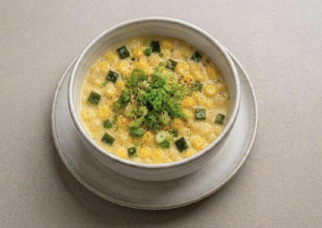 Chowder - Coconut Sweet Corn with Toasts (V)