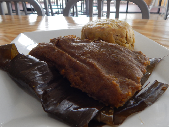 Mofongo Plate Pastel Cerdo