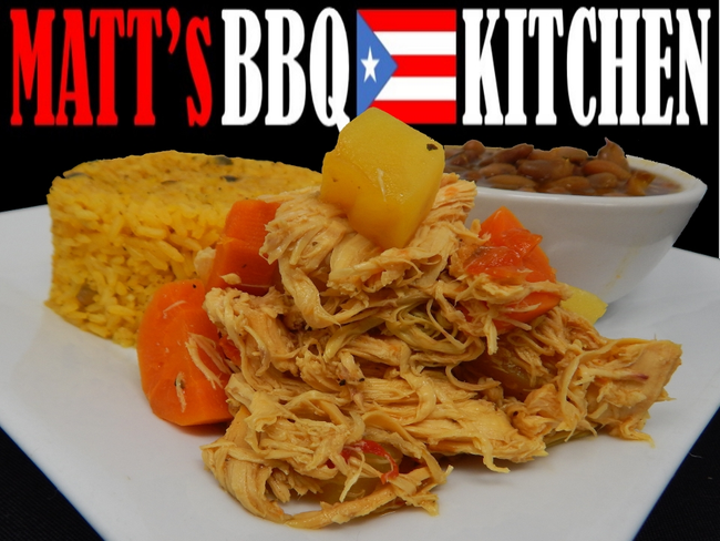 Pollo Estufado Rice and Beans