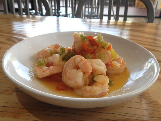 Serving Garlic Shrimp Camarone Ajillo (12pc)