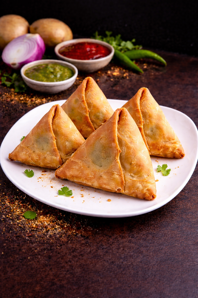 Home Style Samosa (4 pcs)