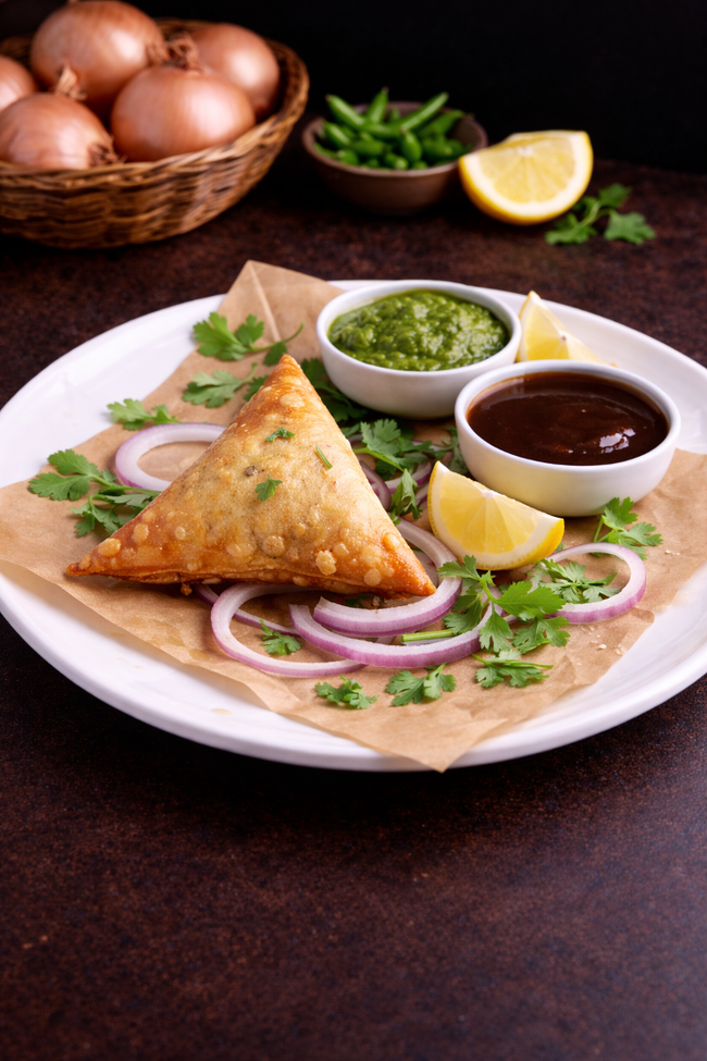 Onion Samosa (1 pc)