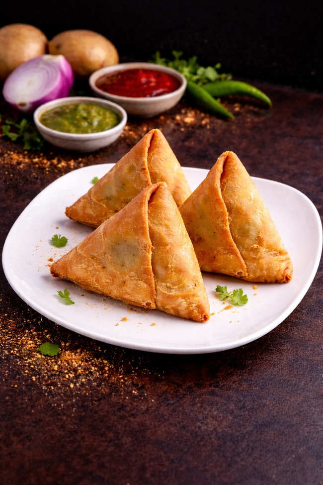 Home Style Samosa (3 pcs)