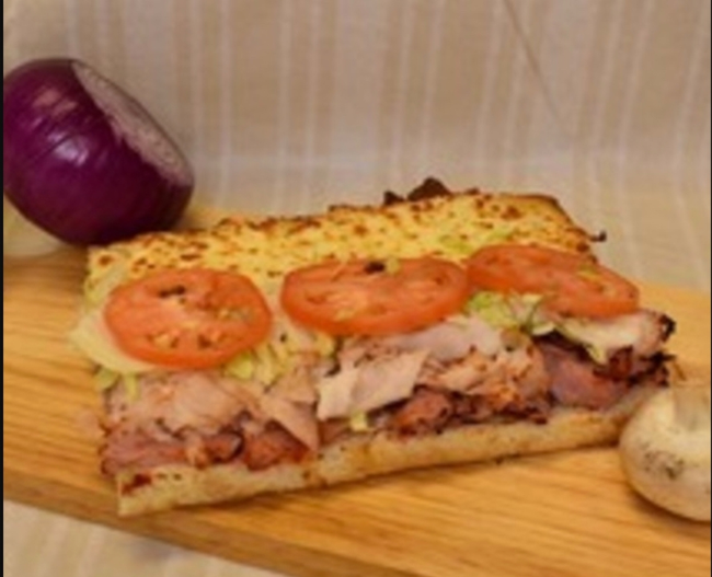 1/2 Ham and Cheese Grinder