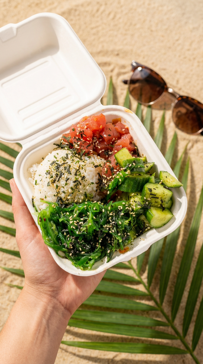 Ponzu Scheme Poke Bowl