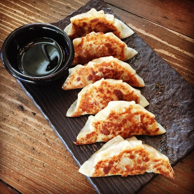 Housemade Pork Gyoza.