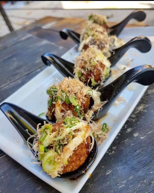 Takoyaki.
