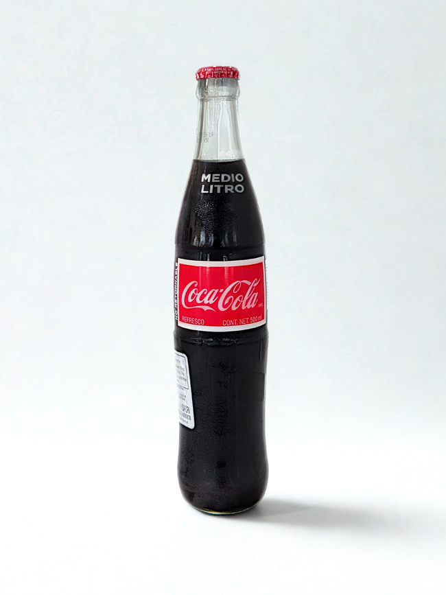1/2 liter Mexican Glass coke