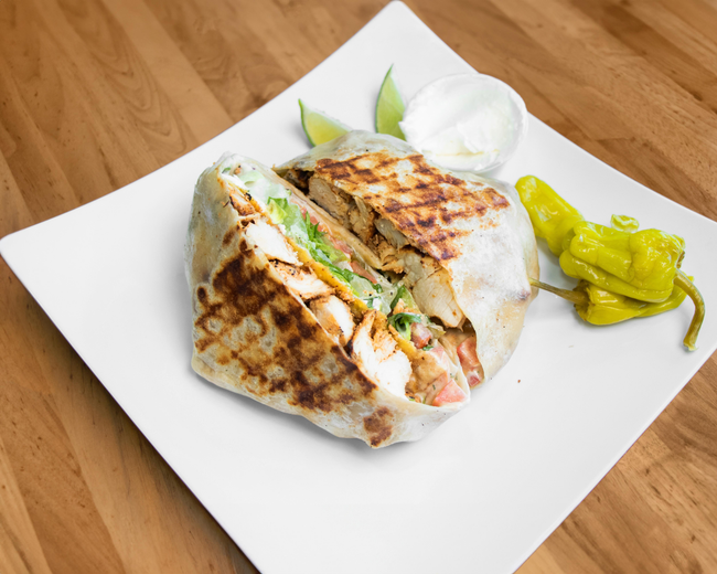 chicken kabob Greek Crunch