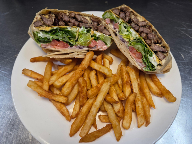 Rib Eye Steak Greek Crunch