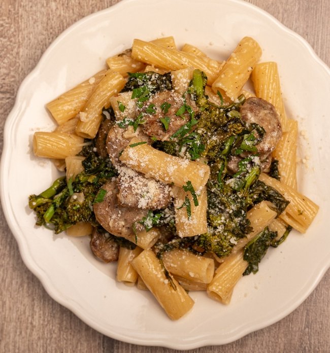 Sausage & Rabe with Rigatoni