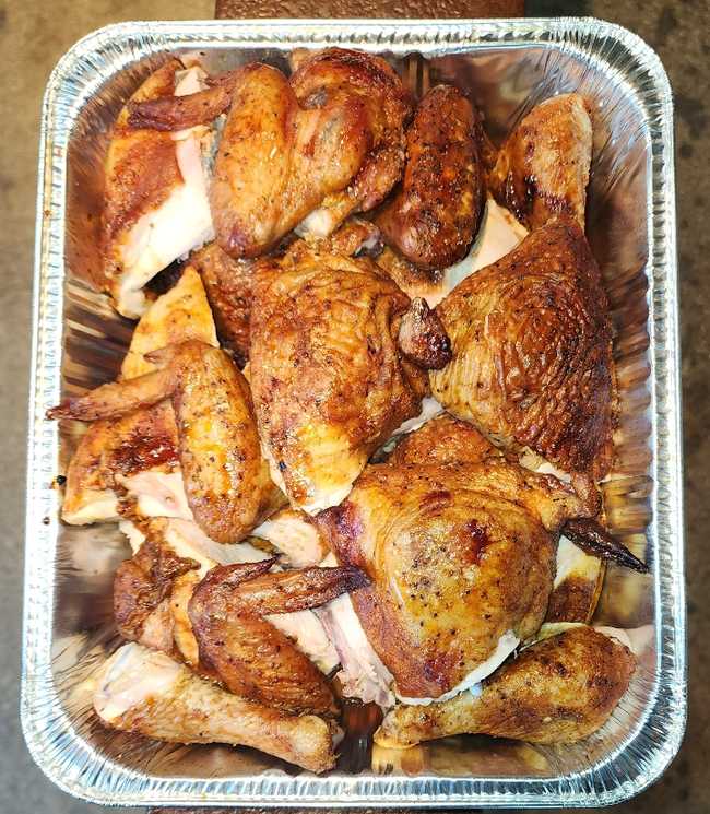 Chicken 1/2 Pan - 5 Half Chickens