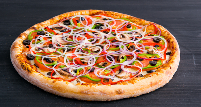 Thick Crust Veggie Pizza