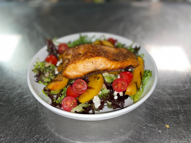 Steelhead Peach Salad