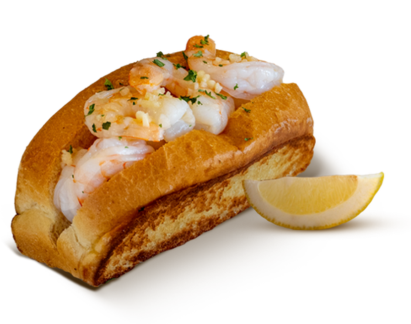 Garlicky, Buttery Shrimp Roll