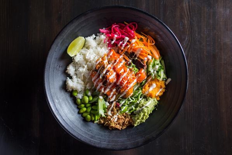 Poke Bowl - Kimchi Salmon